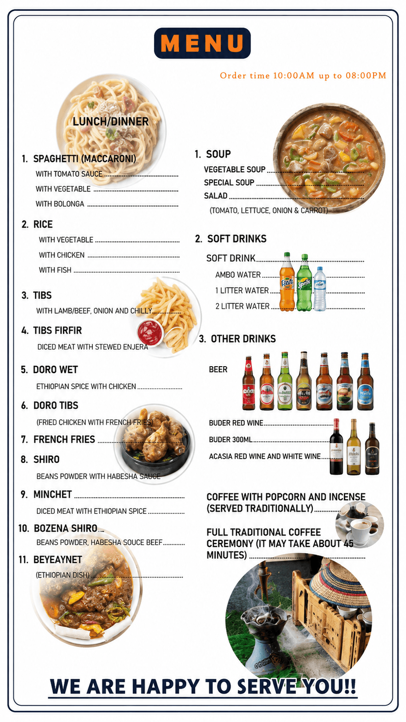 Lunch & Dinner Menu